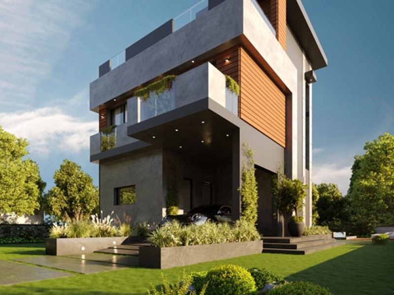 Lapta'da Özel Havuz ve Panoramik Deniz & Dağ Manzaralı Lüks 3 Yatak Odalı Villa