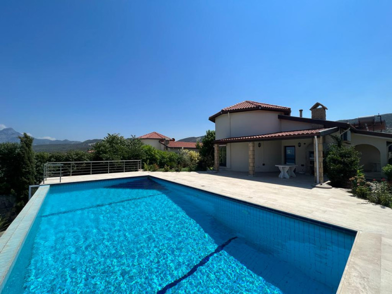 3+1 Bungalow with Stunning Sea and Mountain Views