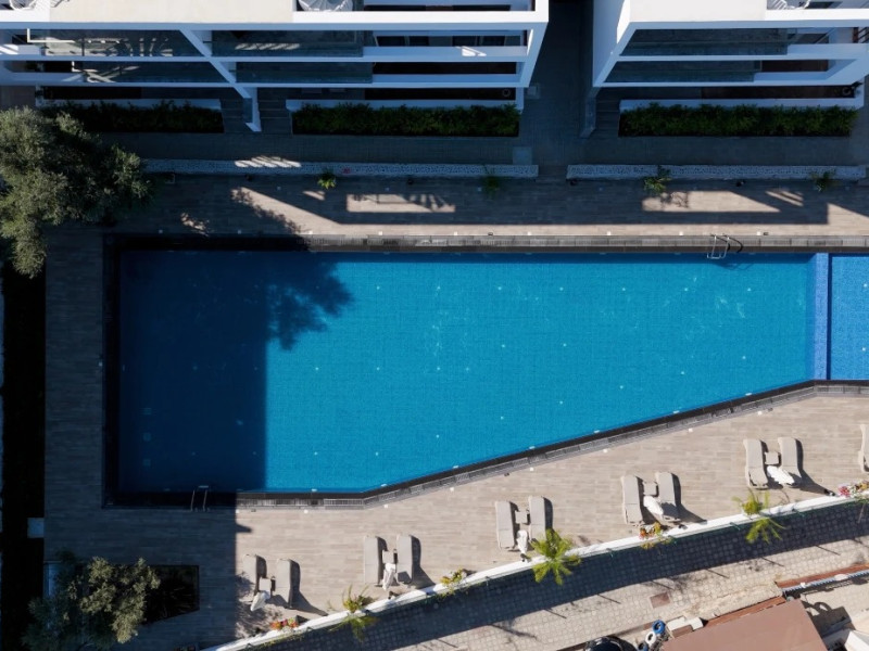 Dağ ve Deniz Manzaralı, Özel Teraslı 2 Odalı Satılık Daire