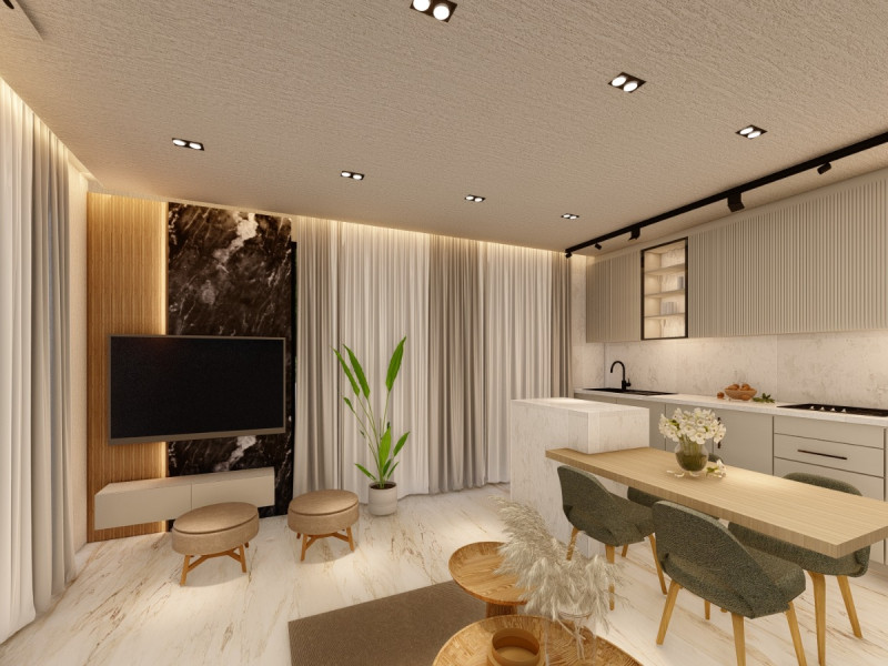 Denize yakın, Site İçinde çok güzel manzaralı 2+1 ikiz villa