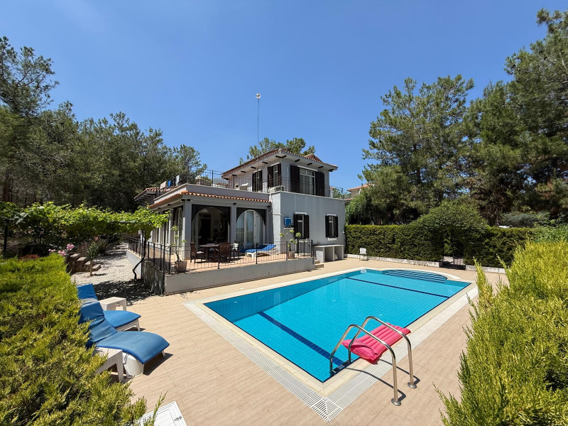 3 Bedroom Turkish Title Villa Surrounded by Nature in Bellapais