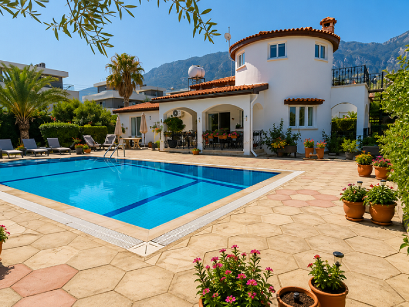 Özel Havuzlu Muhteşem 3 Yatak Odalı Bungalow